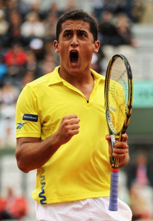 Nadal, seeking a record seventh title, will face 12th seed Nicolas Almagro in the quarterfinals. His fellow Spaniard knocked out Serbias's world No. 8 Janko Tipsarevic.