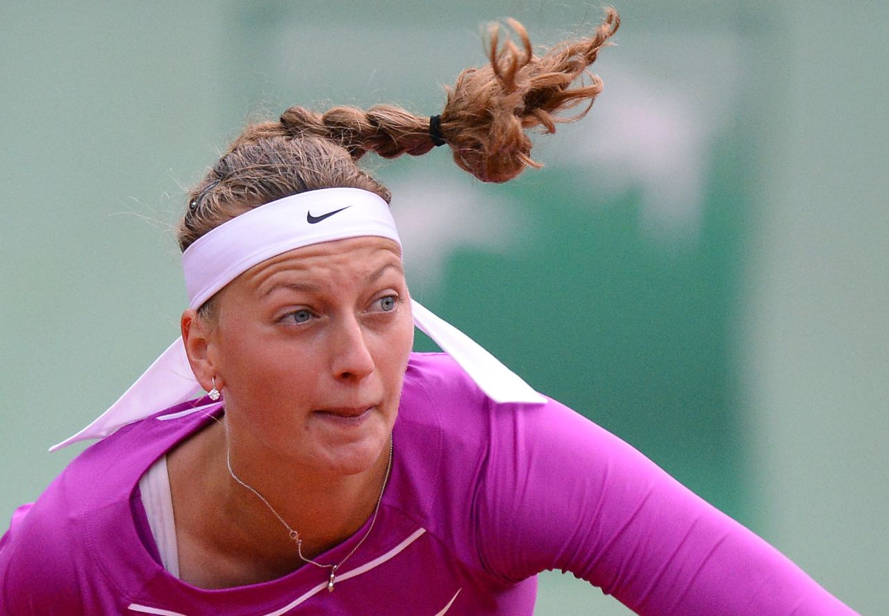 Czech fourth seed Petra Kvitova reached the Paris quarterfinals for the first time, and the 2011 Wimbledon champion will next play Shvedova. 