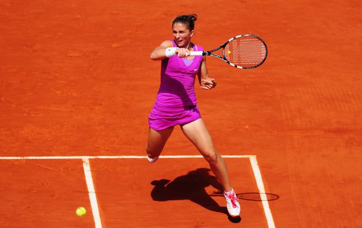 Having beaten the shortest player on the WTA Tour, the Australian will next play one who stands only two inches taller than Cibulkova -- Italian 21st seed Sara Errani.