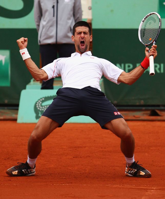 He won that in a tie-break and then romped through the decider to keep alive his hopes of winning the tournament for the first time and holding all four grand slam titles -- which has not been done since 1969.