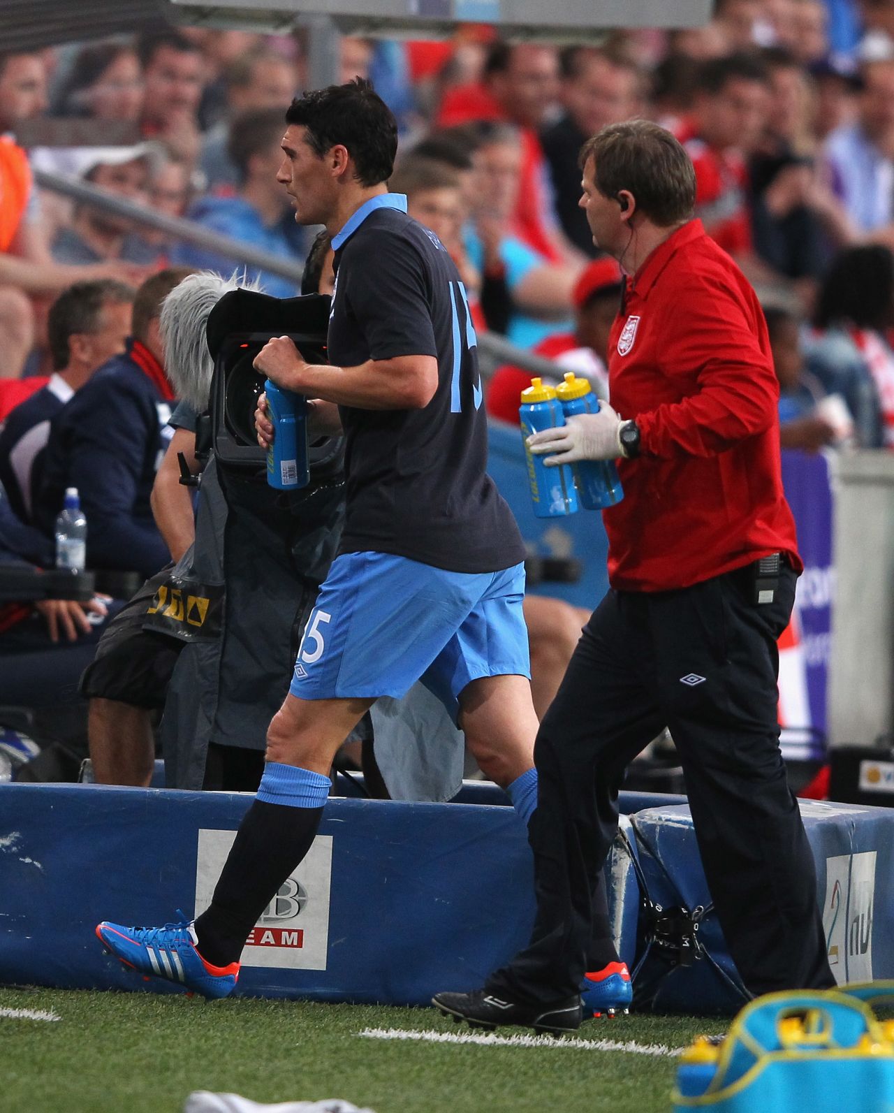 Gareth Barry was the first England player to drop out of Roy Hodgson's England squad for Euro 2012 after injuring his groin in the friendly win over Norway.