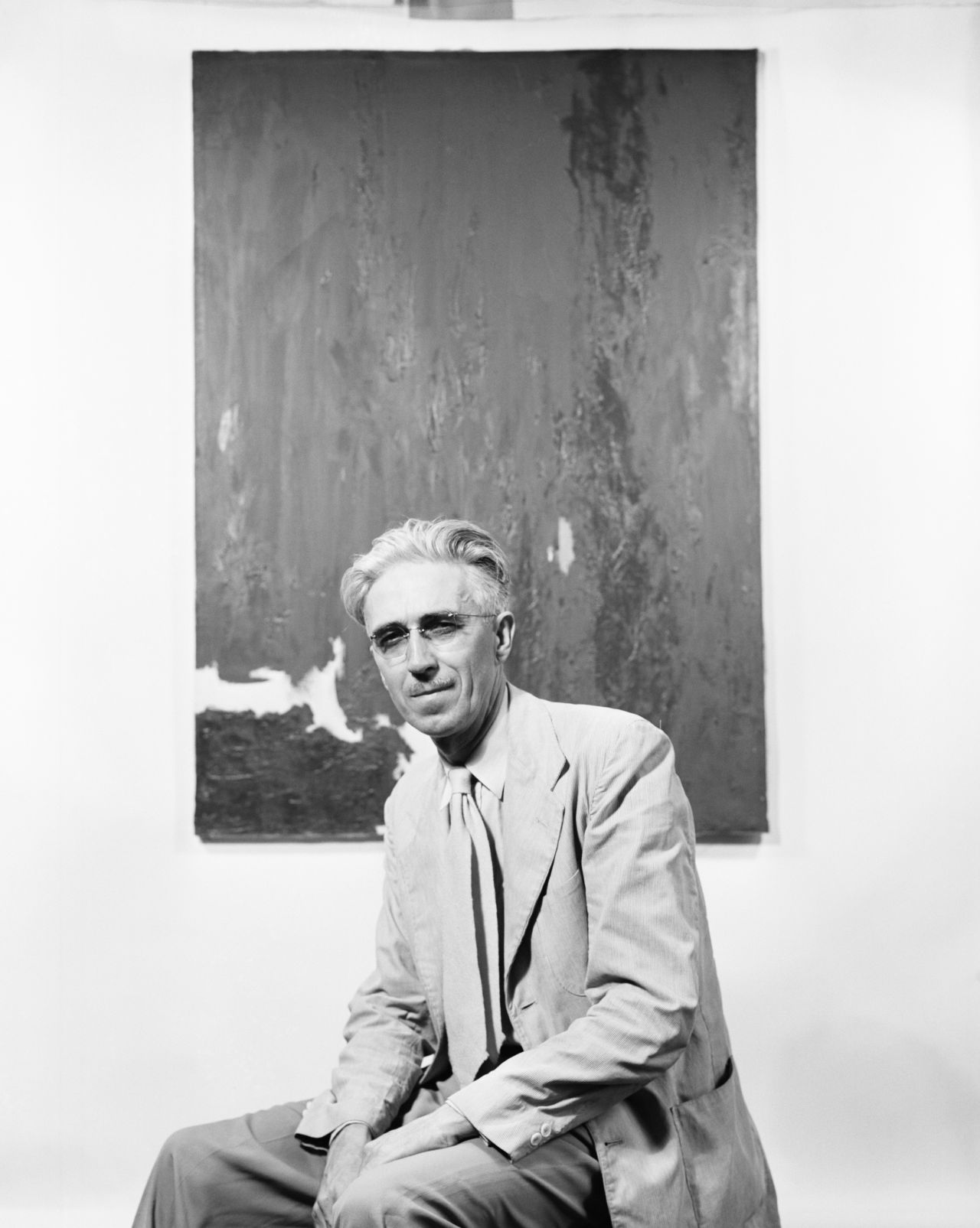 In 1951, Still was becoming a force in the art world, earning money and fame. He informed his art dealer "quite politely and with all respect that he is going to remove himself from the commercial aspect of the art world," Sobel says. 