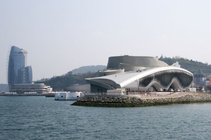 Built on reclaimed land, the architects were not sure their ideas for the pavilion could be realized on a large scale. They beat off star architects like Zaha Hadid to be a central part of the Expo 2012 with its theme of "the living coast and ocean."