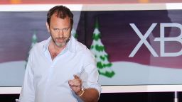 South Park co-creator Trey Parker appears at the Microsoft Xbox E3 2012 media briefing in Los Angeles on June 4, 2012.