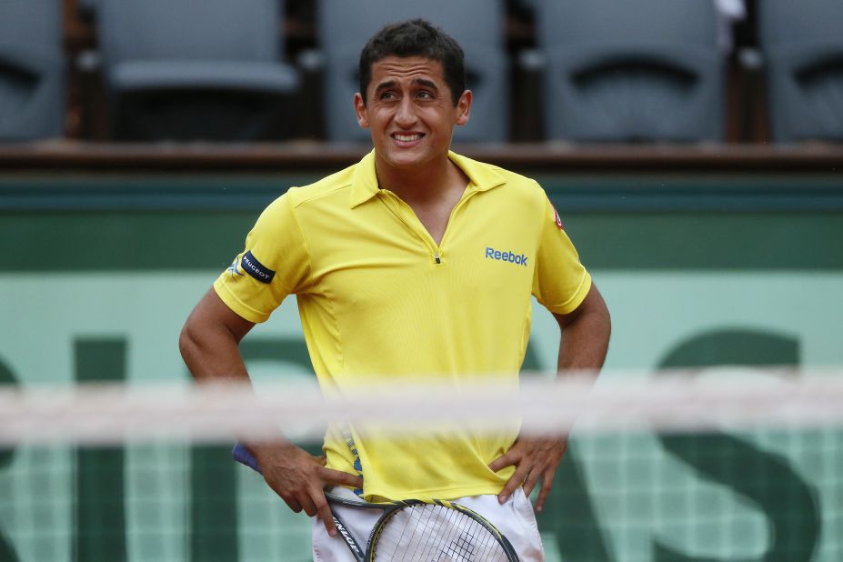 Nadal's opponent, Nicolas Almagro, couldn't cope with his compatriot's power or speed.