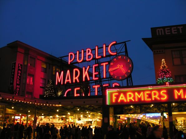 Pike Place Market, Seattle's historic produce and seafood market, is a critical stop for both tourists and residents.