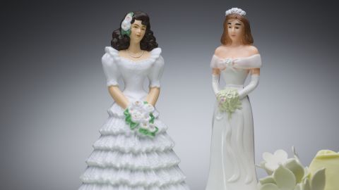 "It's just like every other couple: Some make it and some don't," says Jessica Port, who is going through a divorce from her same-sex partner.