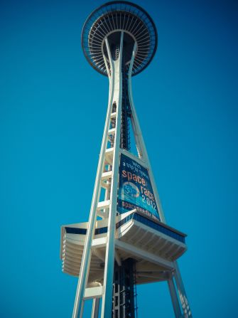 The Seattle skyline's most iconic feature is the Space Needle, built in 1962. 