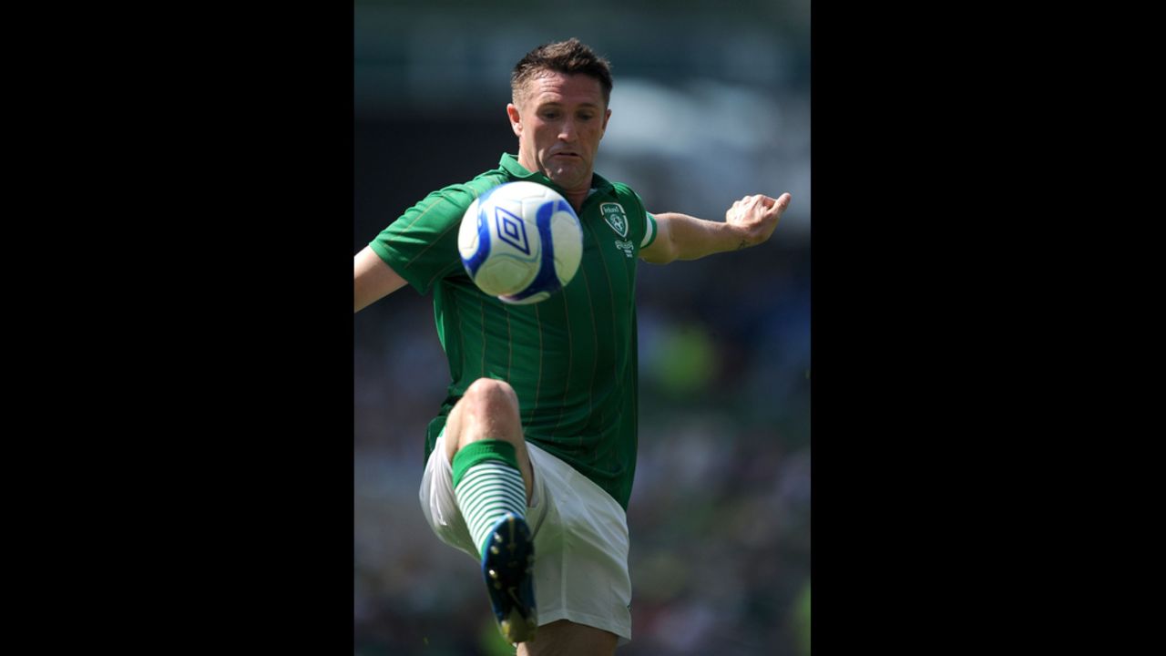 One of the biggest stars in the English Premiere League, Robbie Keane plays with the Los Angeles Galaxy team alongside legend David Beckham. If Ireland is to have a chance in a nasty Group C, Keane needs to score goals.