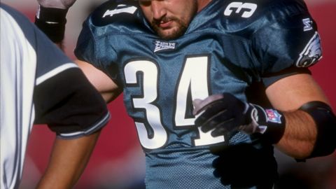 Former pro football player Kevin Turner, shown here during a 1998 NFL game,<strong> </strong><a href=