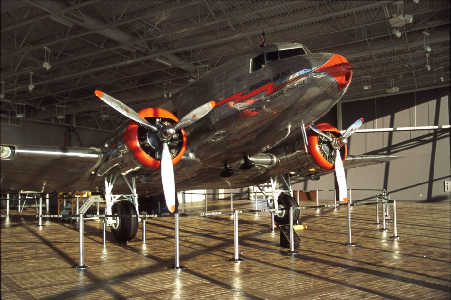 <strong>C. R. Smith Museum, Texas: </strong>American Airlines' museum is named after Cyrus Rowlett Smith, the airline's president for 34 years. This Douglas DC-3 is a prize exhibit. 