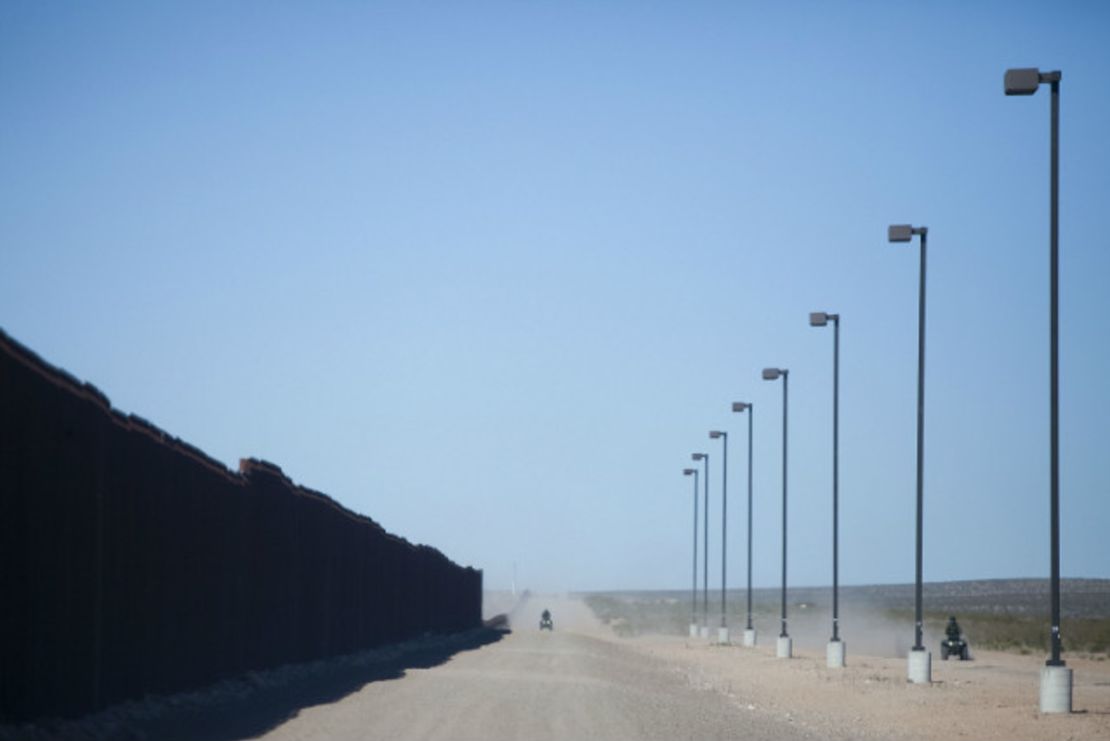 Border Patrol officers roam the U.S. side of the border between Palomas, Mexico, and Columbus.