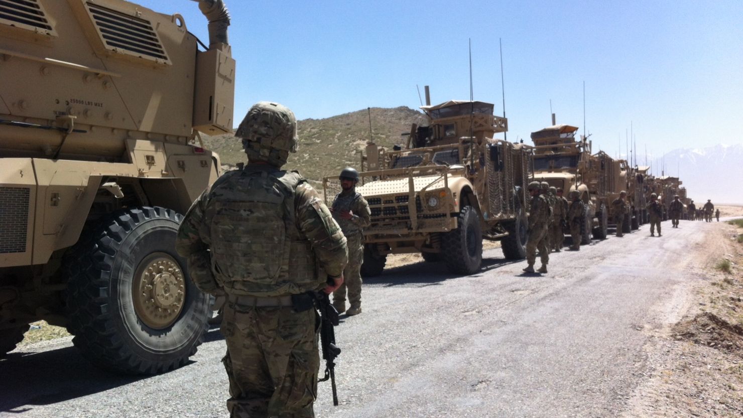 The last of U.S. surge troops sent to Afghanistan in 2009 have left Afghanistan. About 68,000 American troops remain. 