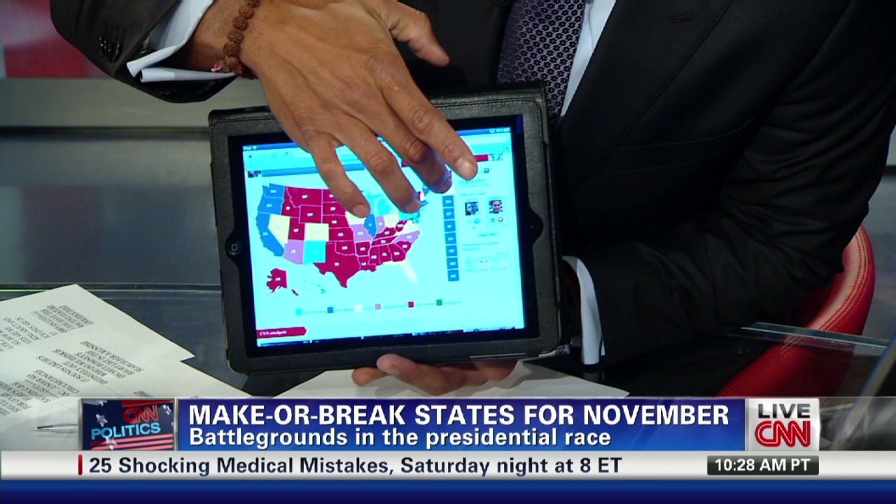 Battleground States And Electoral Map Cnn Politics