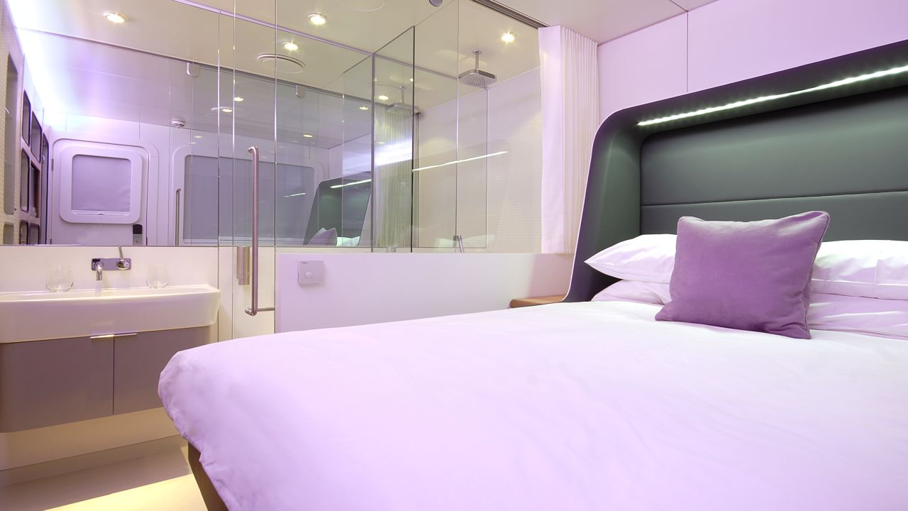 A Yotel premium cabin.