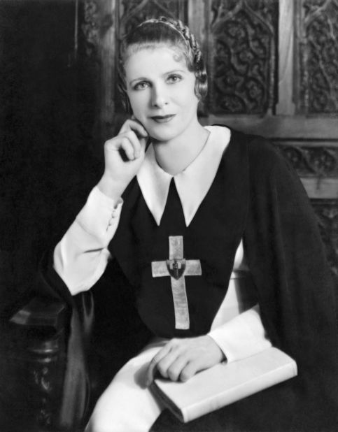 A nationally known Pentecostal preacher who opened a $1.5 million temple in Los Angeles, Aimee Semple McPherson disappeared in 1926, re-emerging after a month to say she had been kidnapped and tortured. When her story unraveled, McPherson, pictured in 1935, was charged with perjury, although she was later acquitted.