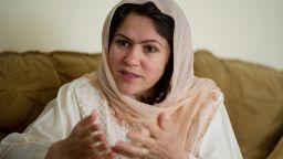 Fawzia Koofi says she copes with the pressure of being a woman politician in Afghanistan by spending time with her daughters. She's seen here in May 2012.