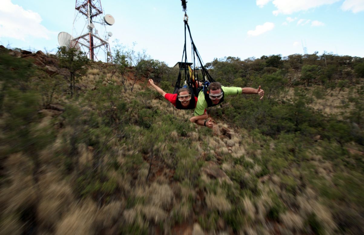 If you want bragging rights, drive two hours from Johannesburg to the Sun City entertainment complex to conquer the world's longest zip line: roughly 1.2 miles of uninterrupted thrills.