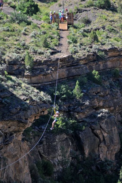 Get your Rocky Mountain highs along the Zip Adventures zip lining tour in Vail, Colorado.