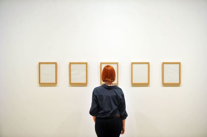 "Magic Ink" by Gianni Motti (1989) is made up of a series of drawings, sketched in invisible ink, which were visible for a brief instant before disappearing.