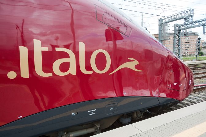 The Italo train from NTV is Italy's first high-speed rail operation not run by the state.