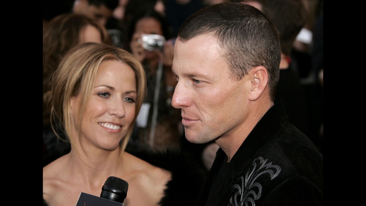 Armstrong arrives at the 2005 American Music Awards in Los Angeles with then-fiancee Sheryl Crow. The couple never made it down the aisle, splitting up the following year.