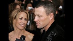Armstrong arrives at the 2005 American Music Award in Los Angeles with his then-fiancee Sheryl Crow. The couple never made it down the aisle, splitting up the following year.