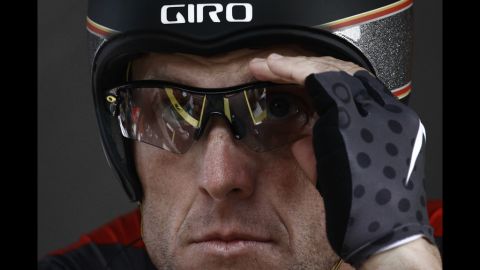 Ahead of what he said would be his last Tour de France, Armstrong gears up for the start of the race in 2010. He went on to race in the 2011 tour.