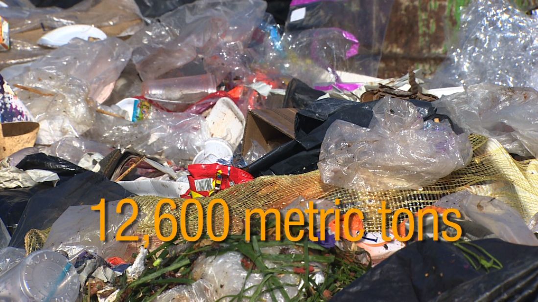 ... who combined create a mountain of trash. An estimated 12,600 metric tons was being deposited daily in the Bordo Poniente landfill site before it closed late last year. Now, a new barter scheme called Mercado de Trueque is incentivizing residents to recycle more waste. 