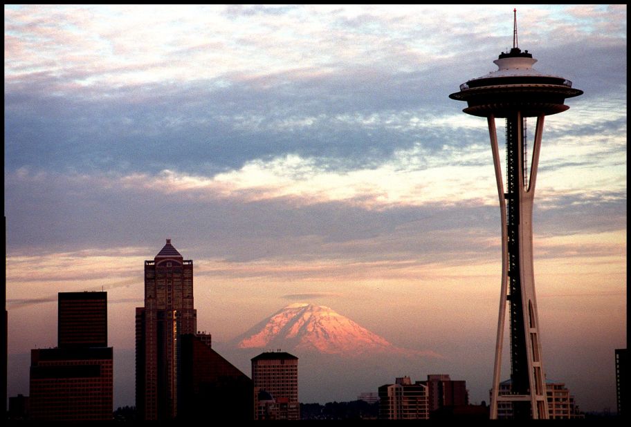While not as iconic as the Eiffel Tower, Seattle's Space Needle is another lasting architectural legacy of an Expo on a city's skyline. It has now been towering over the city for 50 years. 