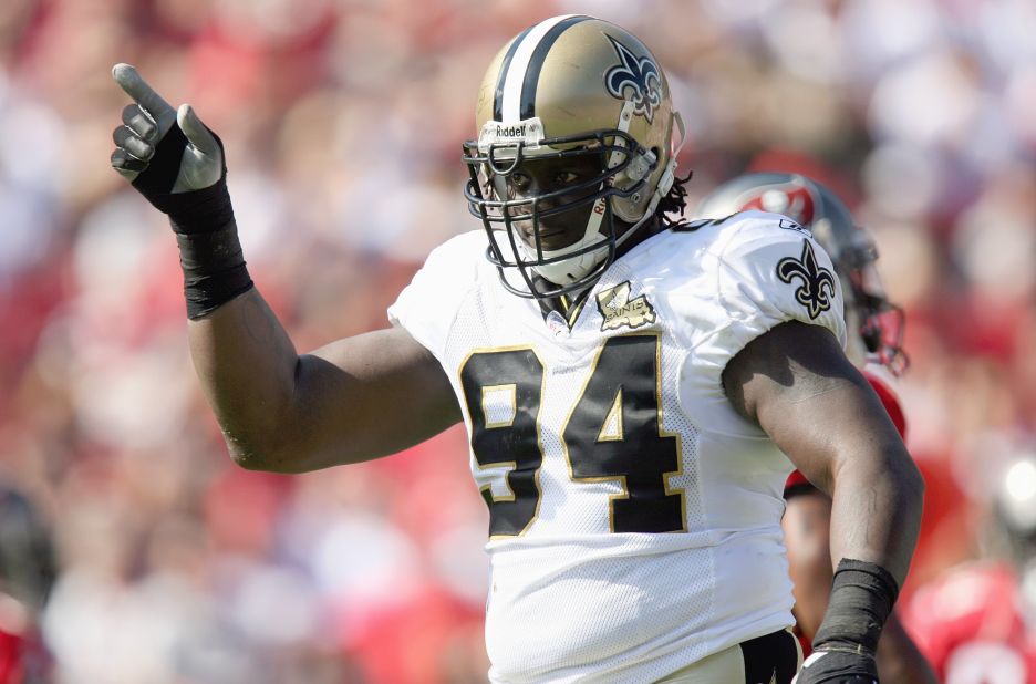 Former New Orleans Saints defensive lineman Charles Grant tested positive for banned substances in 2008 and was suspended for the rest of the season. 