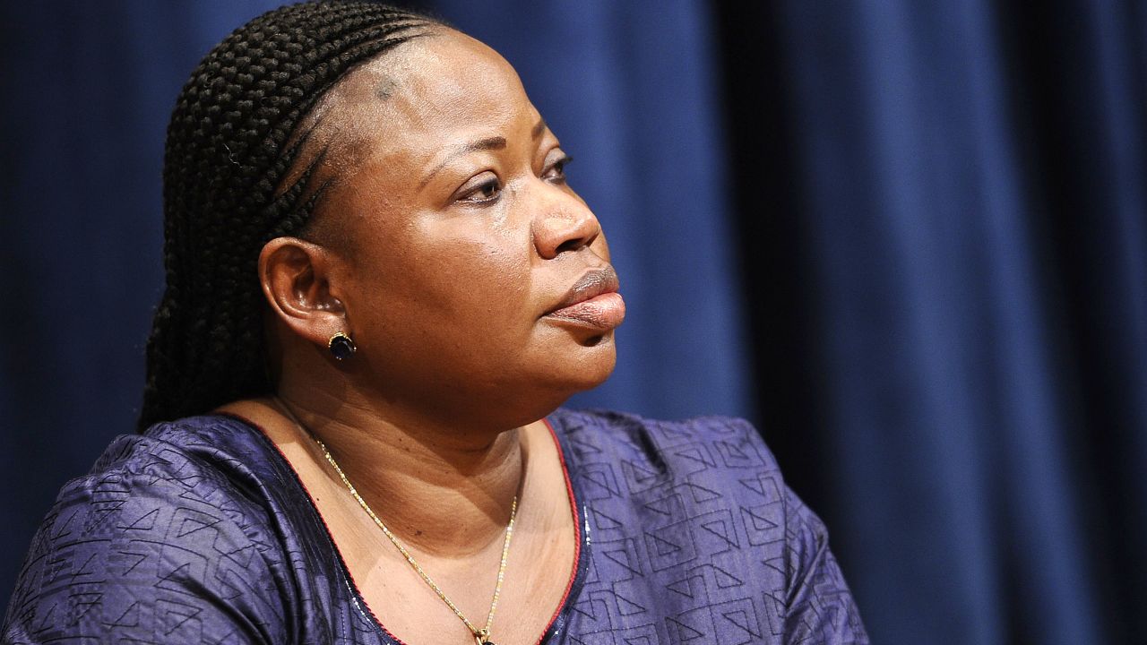 File photo of Fatou Bensouda, from Gambia, who served as Luis Moreno-Ocampo's deputy. 