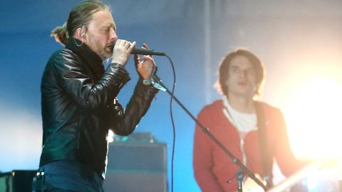 Thom Yorke of Radiohead performs at the 2012 Coachella Valley Music & Arts Festival in Indio, California.