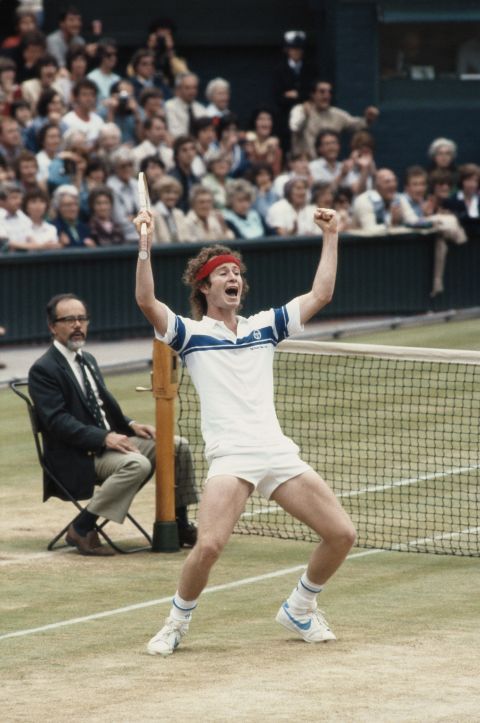 John McEnroe is as famous for his on-court histrionics as he is for the seven grand slam titles he won. In his second-round Wimbledon match in 1981, his "You cannot be serious!" catchphrase was coined after a rant at a line judge. Despite the outburst, the American went on to win the first of his three Wimbledon crowns that year. 