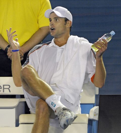 At the same tournament in 2008, Roddick launched a tirade at the umpire. The 2003 U.S. Open winner told the chair official "do your job," while also demanding he "use his ears" and listen.