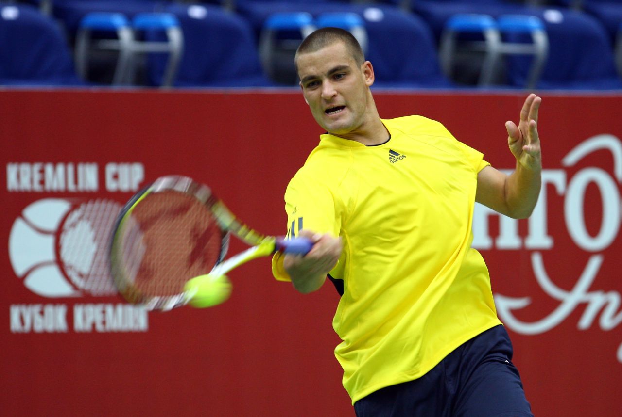 While many players have taken their anger out on rackets and advertising boards, Mikhail Youzhny is one of the only tennis stars to physically attack themselves. The Russian drew blood after hitting himself in the head with his racket during a match with Nicolas Almagro in 2008.