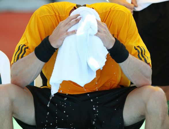 Former world No. 1 Marat Safin lost his rag during a tempestuous Australian Open third-round defeat against Andy Roddick in 2007. The furious Russian, furious after a number of line calls were overruled, was warned for swearing and later fined $2,000.