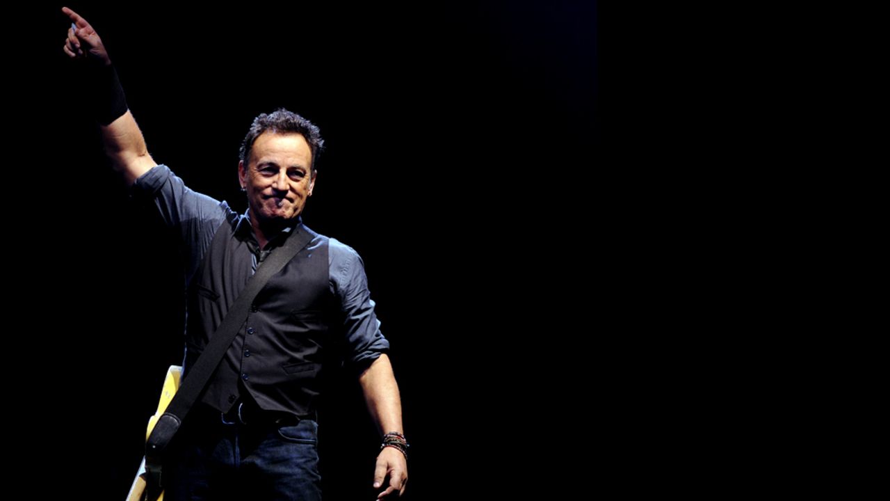 Bruce Springsteen performs in Seville, Spain, in May 2012. 