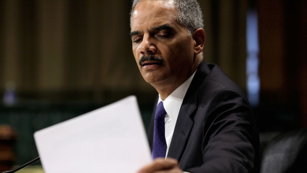 Attorney General Eric Holder testifies last week at a contentious Senate Judiciary Committee hearing.