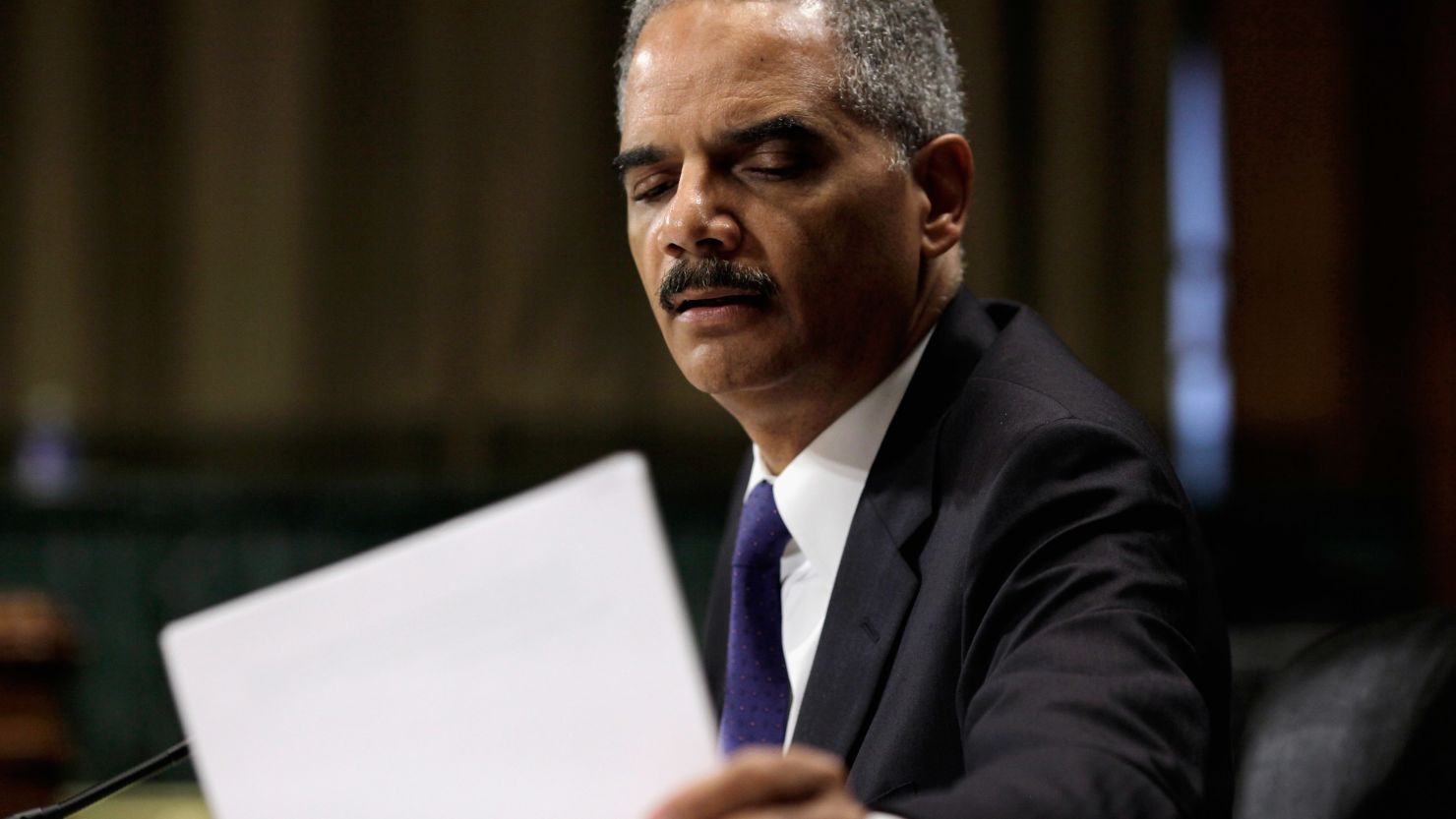 A House committee voted for a contempt action Wednesday against Attorney General Eric Holder.