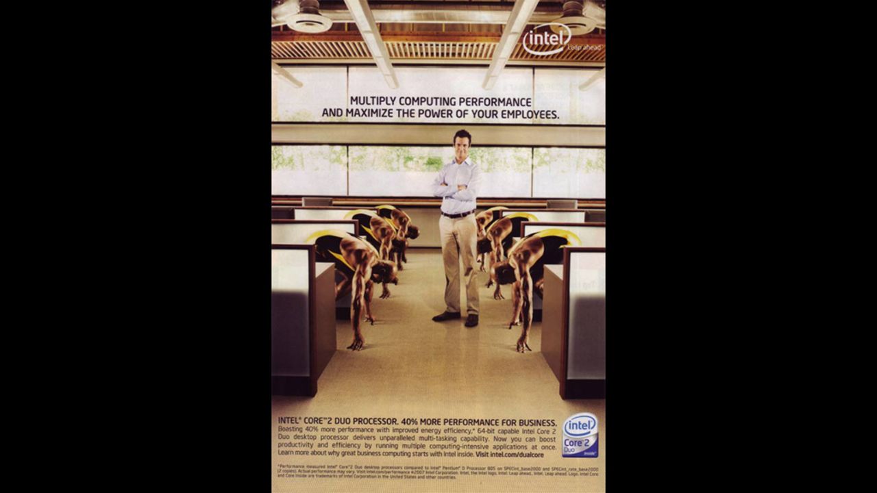 In 2007, computer chip maker Intel was forced to retract an ad that many considered racist. "Intel's intent ... was to convey the performance capabilities of our processors through the visual metaphor of a sprinter," <a href="http://blogs.intel.com/technology/2007/07/sprinter_ad/" target="_blank" target="_blank">an Intel official wrote online.</a> "We have used the visual of sprinters in the past successfully. Unfortunately, our execution did not deliver our intended message and in fact proved to be insensitive and insulting. ... We are sorry and are working hard to make sure this doesn't happen again."