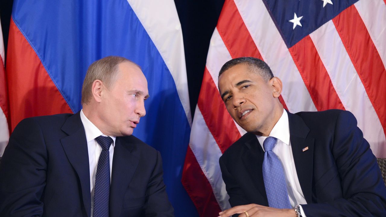 Russian President Vladimir Putin meets with President Barack Obama on Monday on the sidelines of the G-20 summit in Mexico.