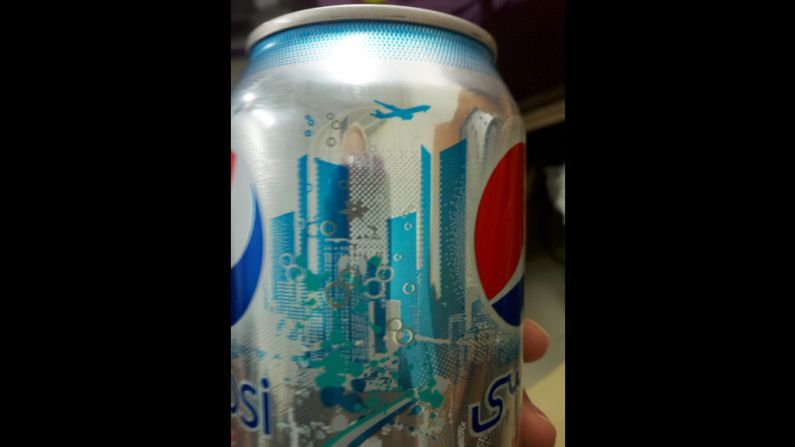 CNN iReporter Lyndsay Brock, working at the Baghdad Diplomatic Support Center in Iraq, <a href="index.php?page=&url=http%3A%2F%2Fireport.cnn.com%2Fdocs%2FDOC-719248">shared this photo</a> of a Diet Pepsi can that caused some controversy online in 2011. Some said the imagery resembled the Twin Towers and a plane flying overhead. Pepsi responded that any such resemblance was unintentional and that the design was inspired by the skyline in Dubai, United Arab Emirates.