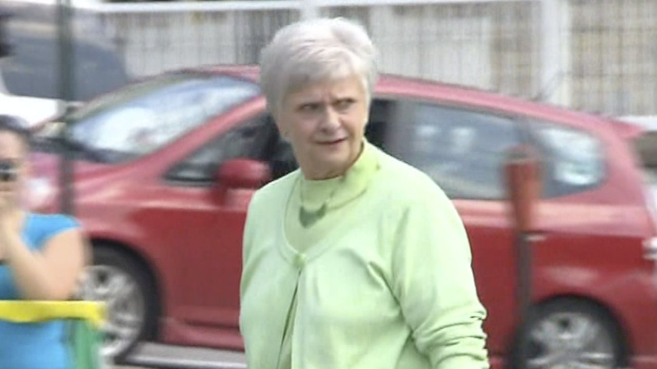 On the stand, Dottie Sandusky painted her husband in glowing terms.