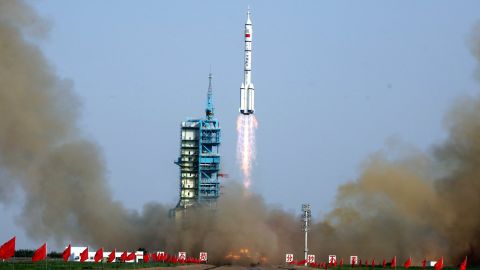 China successfully launched the Shenzhou-9 into space on Monday. 