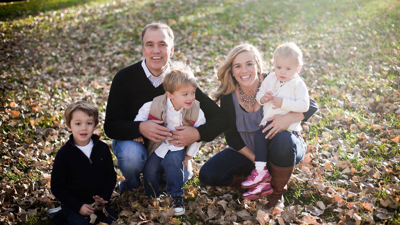 Josh Hoekstra and his family