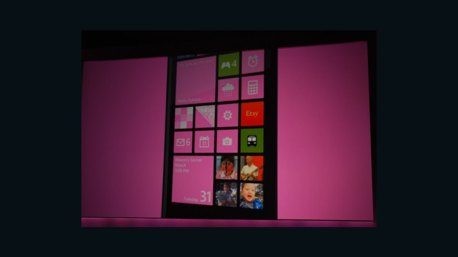 Windows Phone 8's Live Tiles are its "heart and soul," program manager Joe Belfiore said.