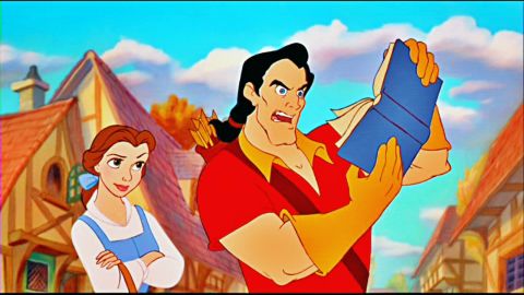 Belle is literate and brave. She takes care of her father, fends off an arrogant hunk and teaches table manners to an enchanted prince in 1991's "Beauty and the Beast."