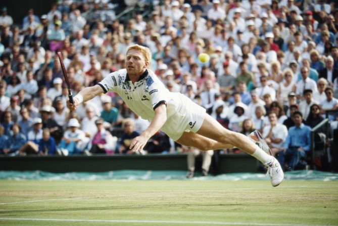 Becker is Wimbledon's youngest ever men's champion, winning the title in 1985 as a 17-year-old. Becker was renowned for his trademark diving volleys, which were better absorbed by the more forgiving grass courts, according to one expert. 
