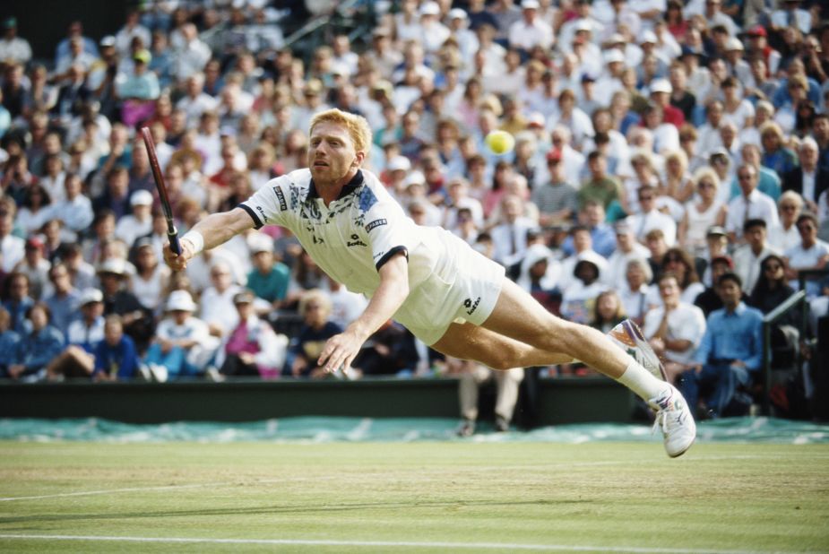 Becker is Wimbledon's youngest ever men's champion, winning the title in 1985 as a 17-year-old. Becker was renowned for his trademark diving volleys, which were better absorbed by the more forgiving grass courts, according to one expert. 